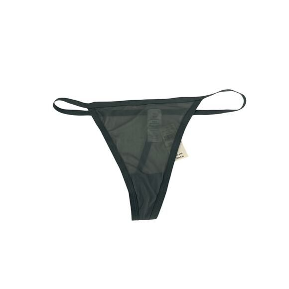 Aerie Nylon Green String Thong Underwear Small - Picture 1 of 5